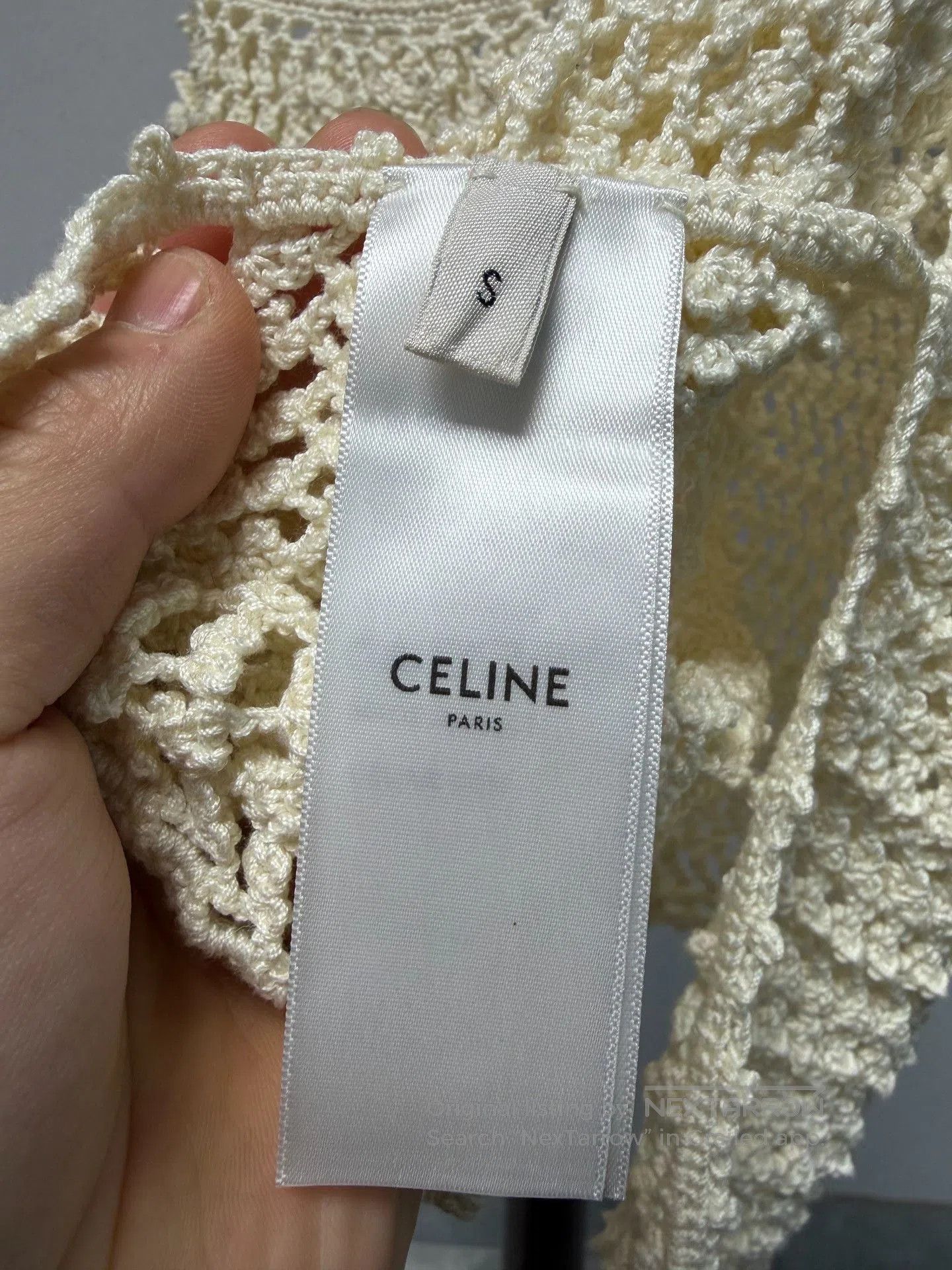 Celine Celine Women's White Cotton Sleeveless Top. Size M / US 6-8 / IT 42-44 - 7 Thumbnail