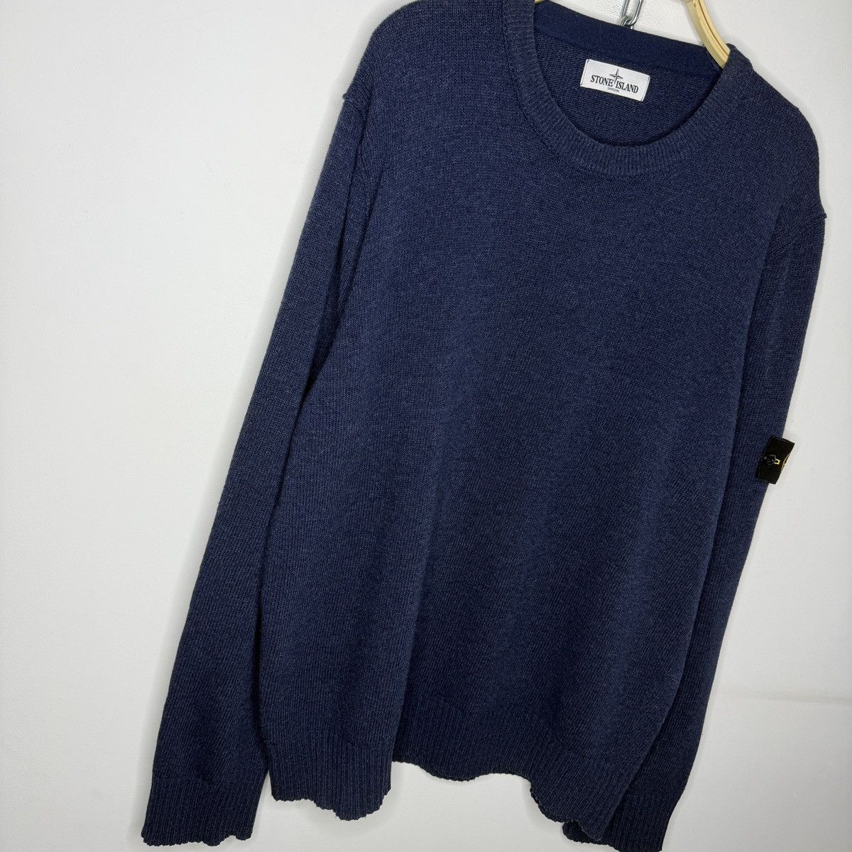 Stone Island Stone Island Sweater Knit Jumper Wool Navy Size US XXL / EU 58 / 5 - 3 Thumbnail