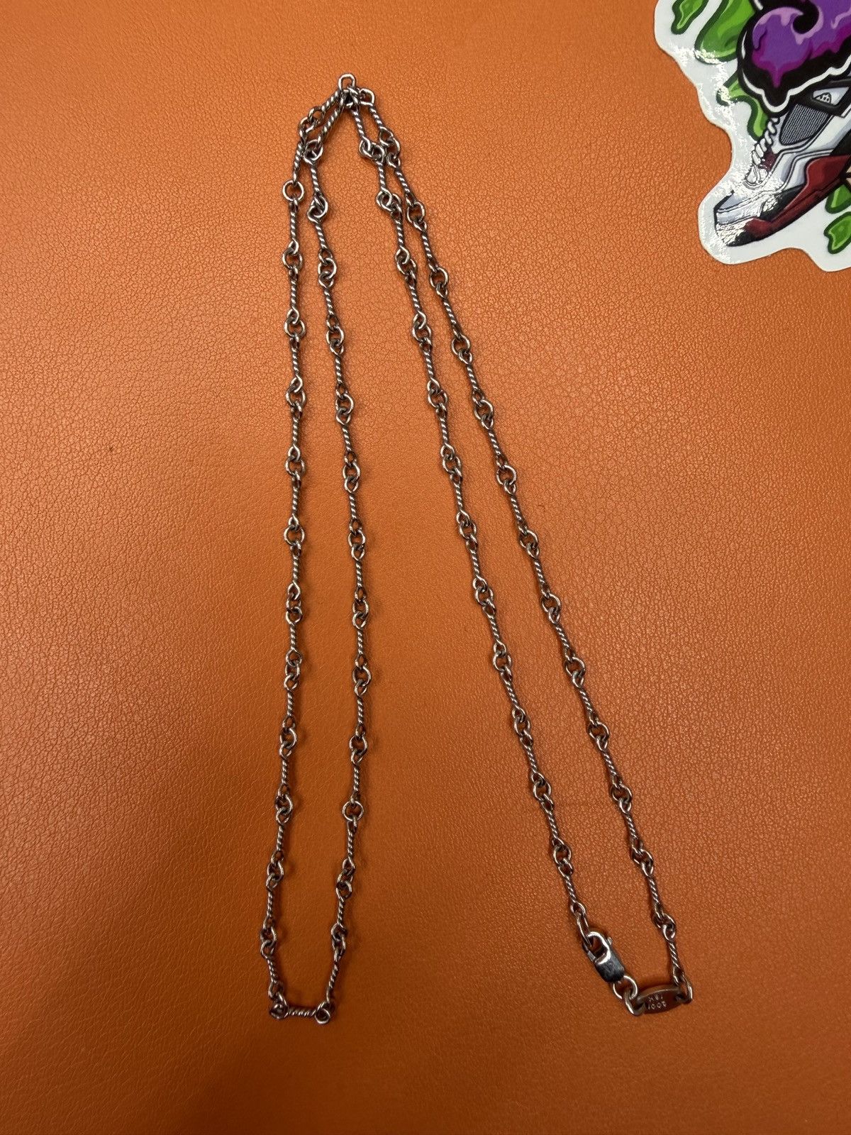 Chrome Hearts Chrome Hearts 18K White Gold Twist Chain Necklace Size ONE SIZE - 2 Thumbnail