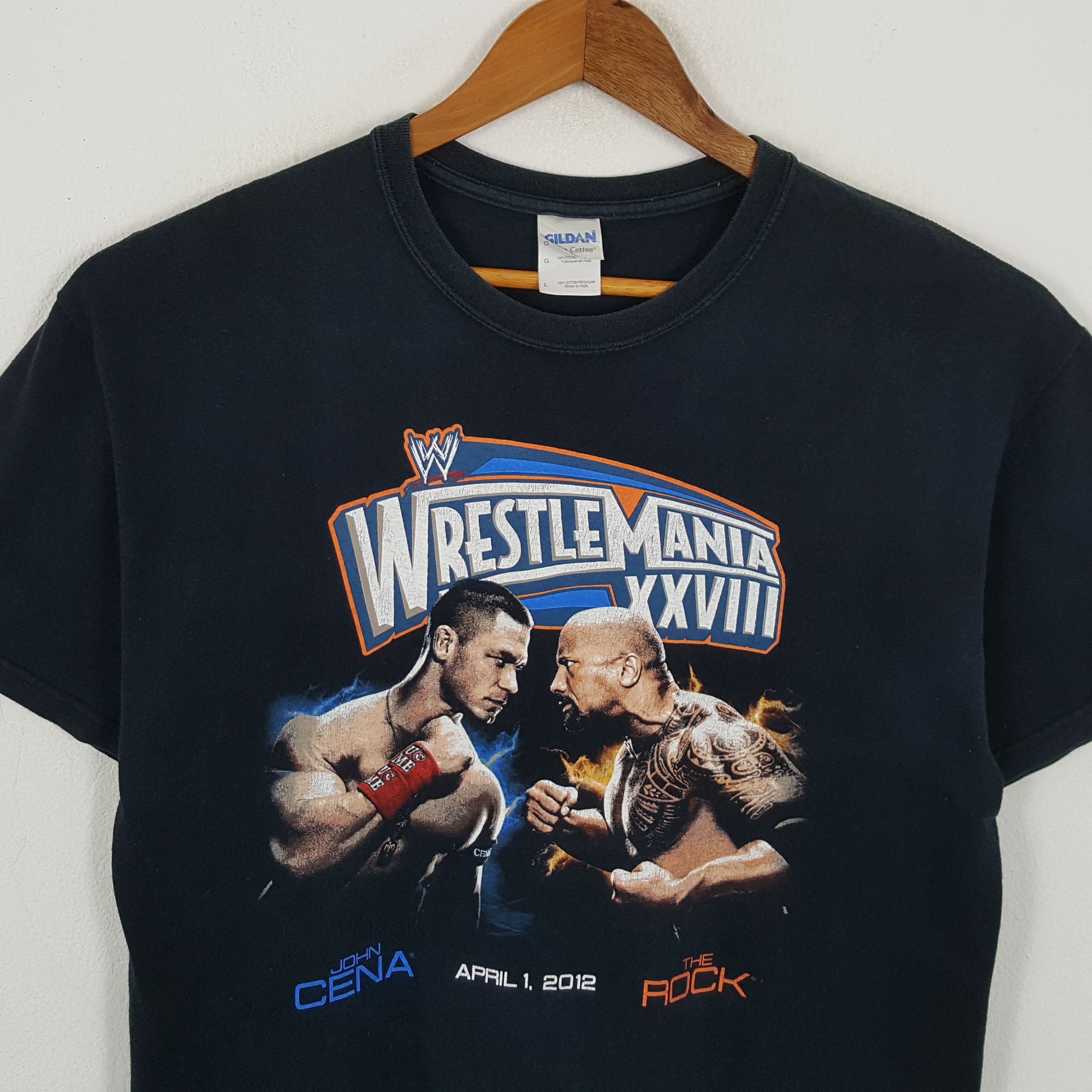 Vintage × WWE Vintage JOHN CENA x THE ROCK WWF American Wrestling T-Shirts Size US L / EU 52-54 / 3 - 2 Thumbnail