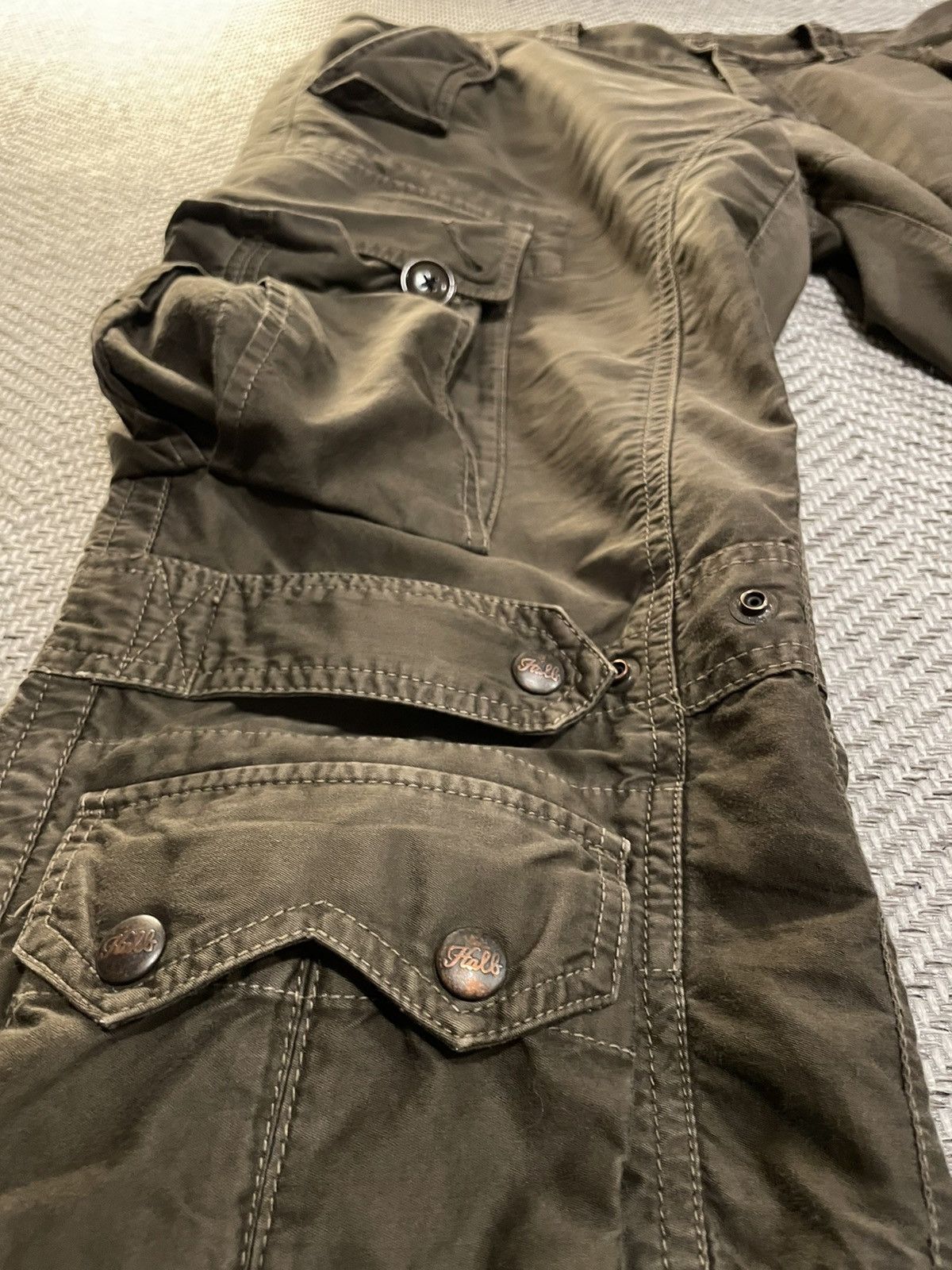 Japanese Brand × Tete Homme HALB MULTIPOCKET TACTICAL BONDAGE CARGO PANTS CASUAL PANTS Size US 32 / EU 48 - 3 Thumbnail