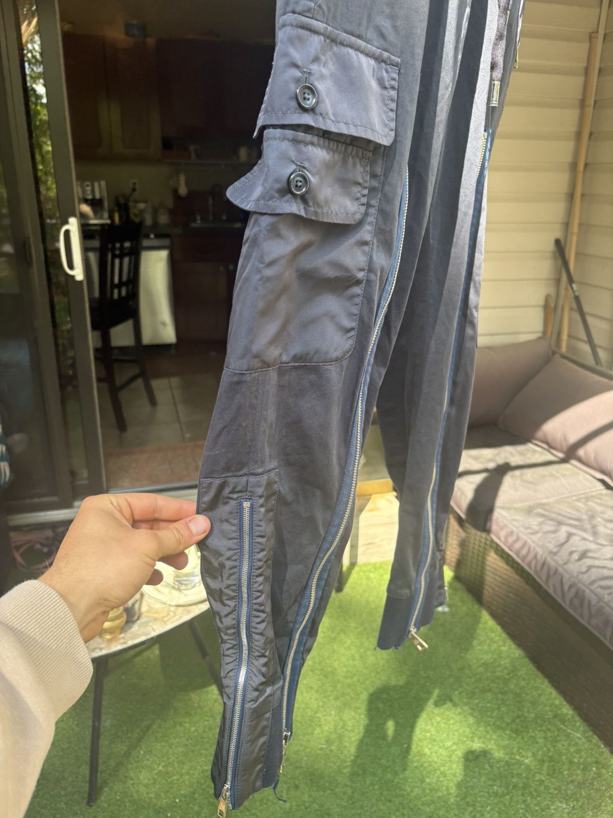 Dolce & Gabbana Dolce & Gabbana Y2K Archive Zip Cargo Pants Size US 34 / EU 50 - 7 Thumbnail