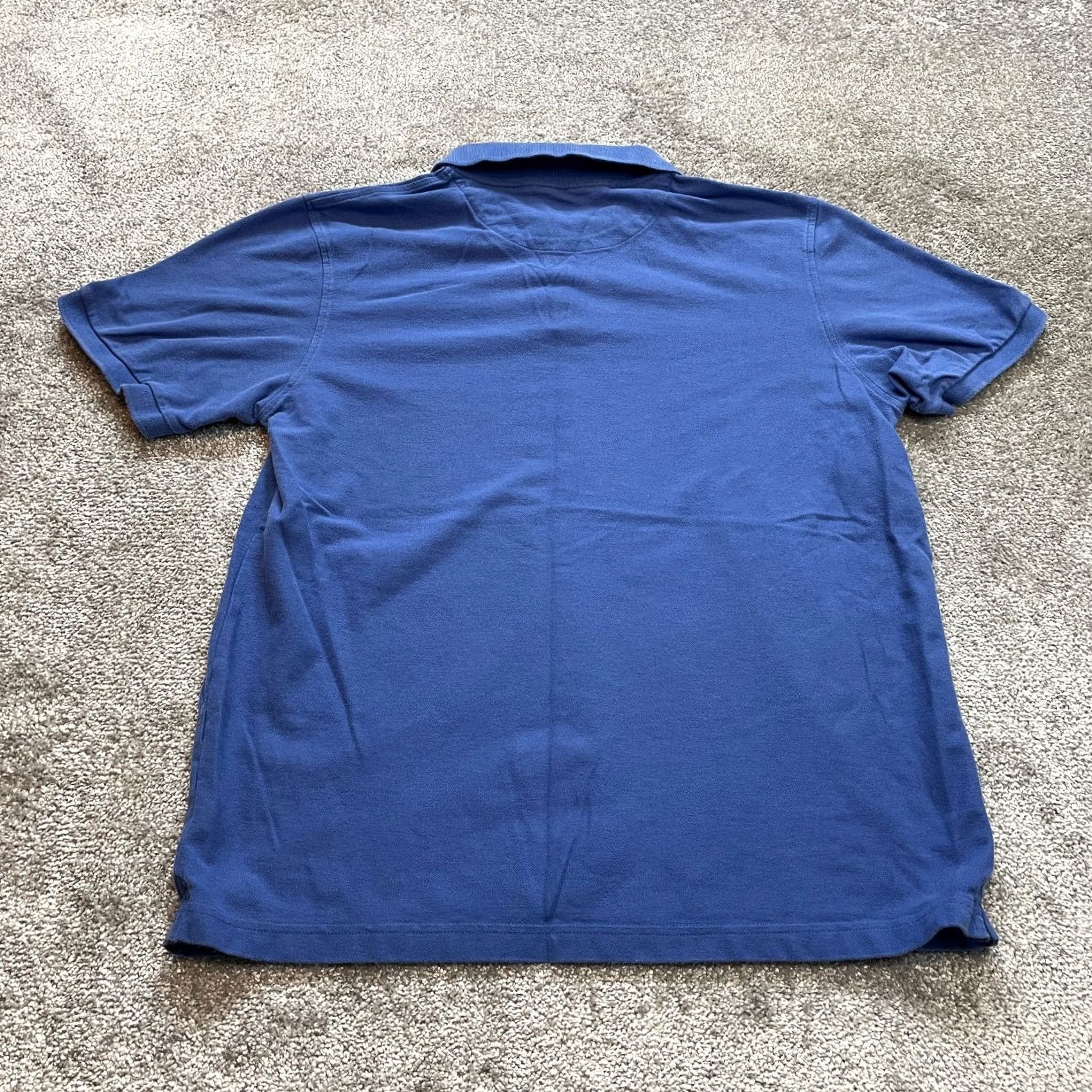 Club Room VINTAGE Club Room Polo shirt Mens L Blue 100% Pima Cotton Preppy Golf Rugby Collar Size US L / EU 52-54 / 3 - 8 Thumbnail