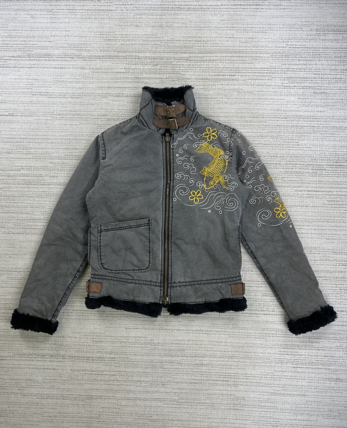 Eternal Vintage Kula By Eternal Sukajan Embroidery Zipper Jacket Size US M / EU 48-50 / 2 - 1 Thumbnail