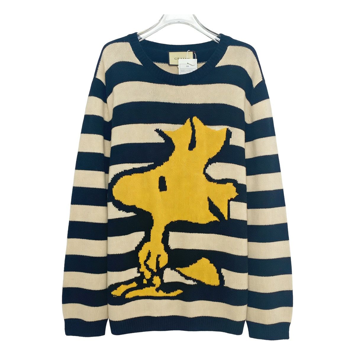 Gucci Gucci Black and White Striped Snoopy Knit Sweater K26WX Size XL / US 12-14 / IT 48-50 - 1 Thumbnail