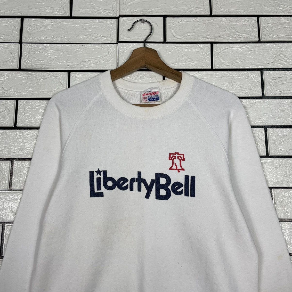 Japanese Brand Vintage Liberty Bell Big Logo Sweatshirt Size US M / EU 48-50 / 2 - 2 Thumbnail