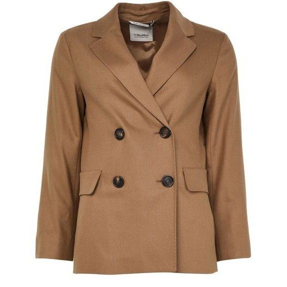 MAX MARA Lena Brown Wool Blazer Jacket New & Authentic (Wome