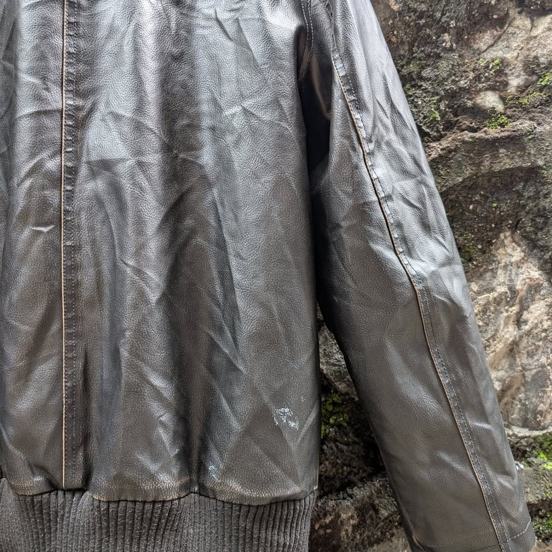 Guess GUESS LEATHER JACKET Size US L / EU 52-54 / 3 - 5 Thumbnail