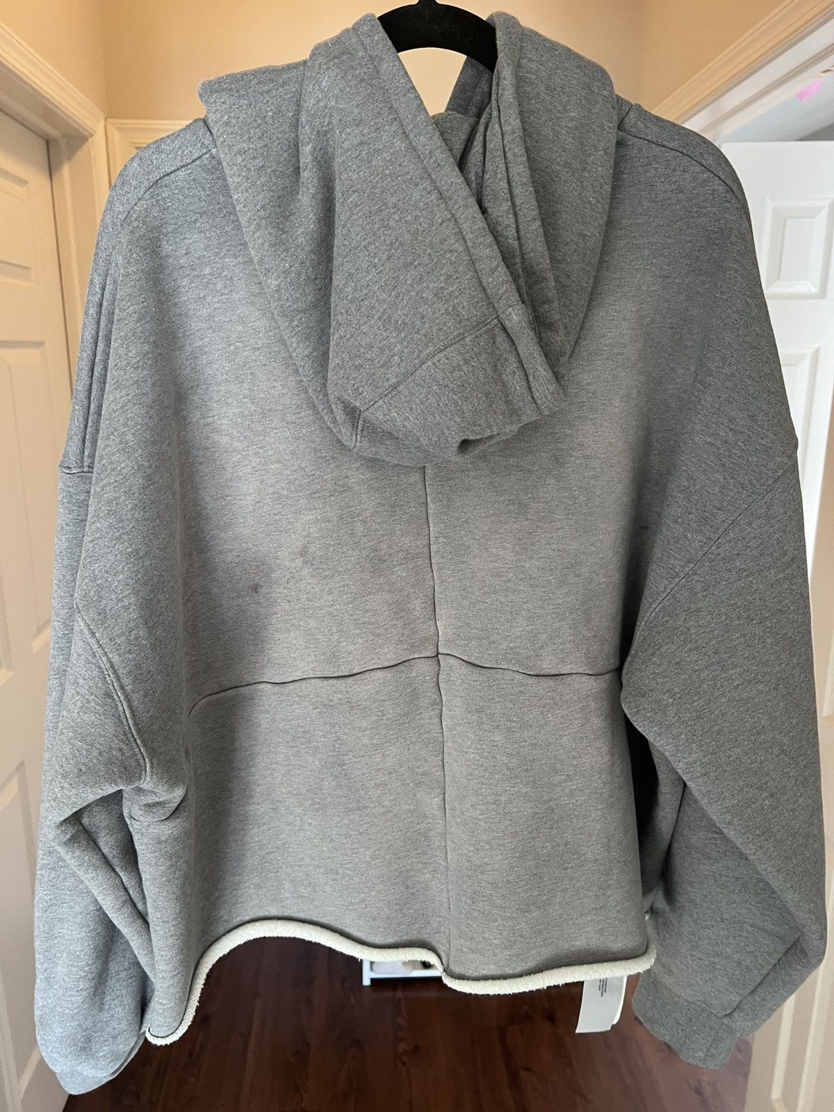 Purple Brand PURPLE BRAND Raw Hem Cotton Fleece Graphic Hoodie Size US XL / EU 56 / 4 - 4 Thumbnail