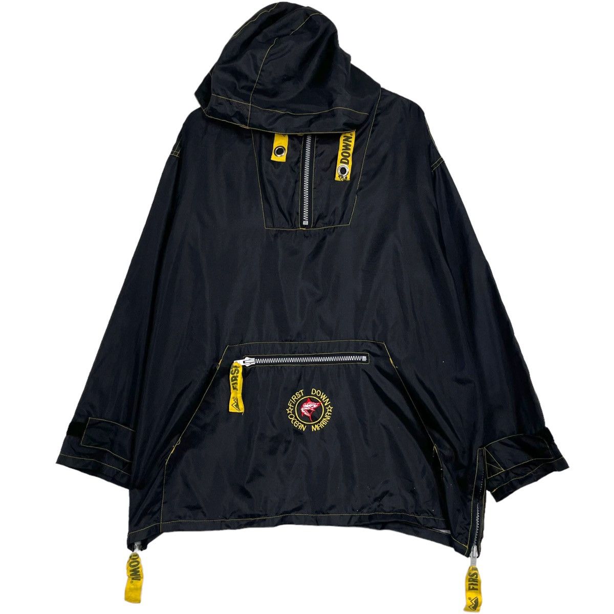 Japanese Brand 💥FIRST DOWN ANORAK NYLON SPORT JACKET Size US L / EU 52-54 / 3 - 1 Thumbnail
