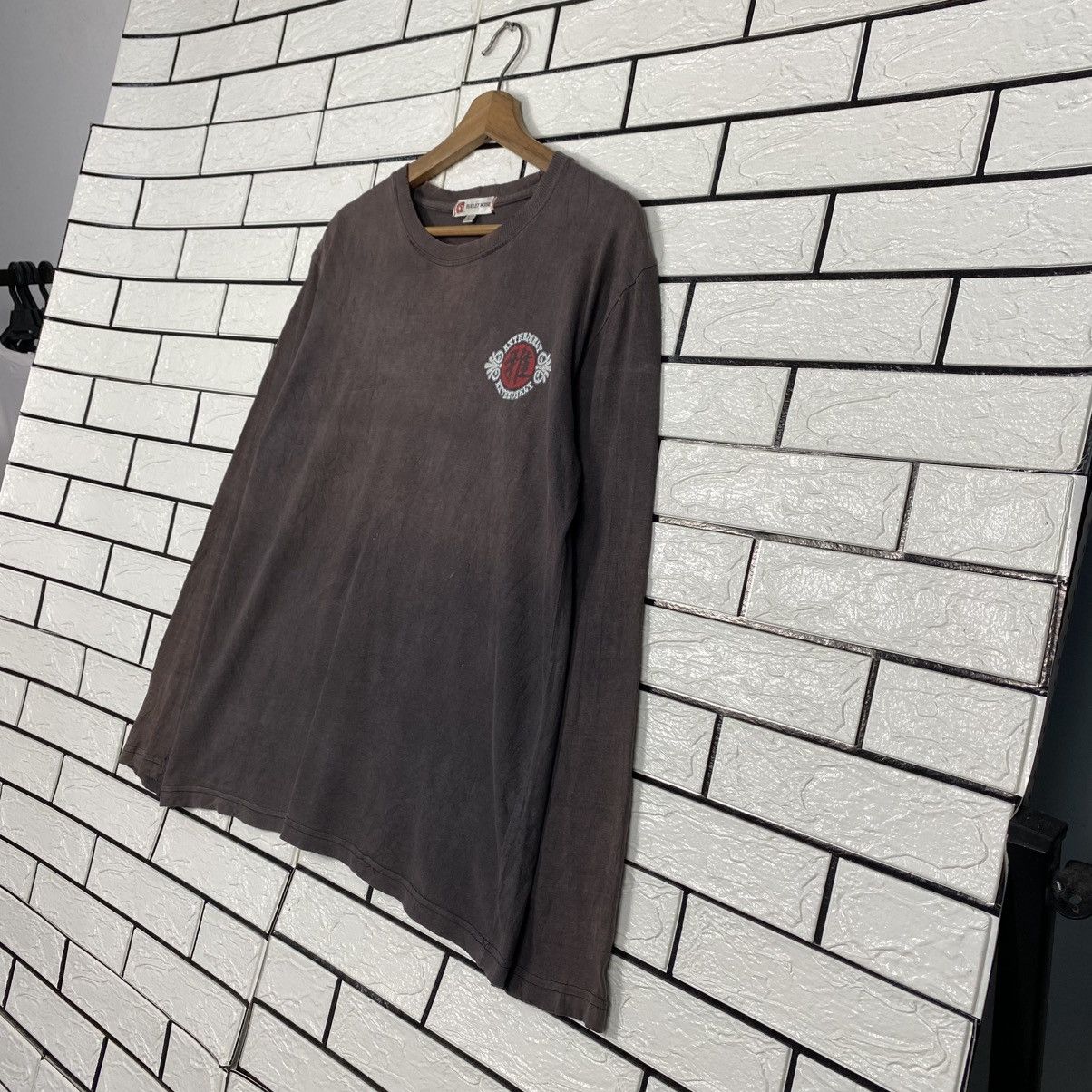Japanese Brand 📌Distressed Sun Faded Punk Yamato Big Logo Sukajan Size US L / EU 52-54 / 3 - 4 Thumbnail