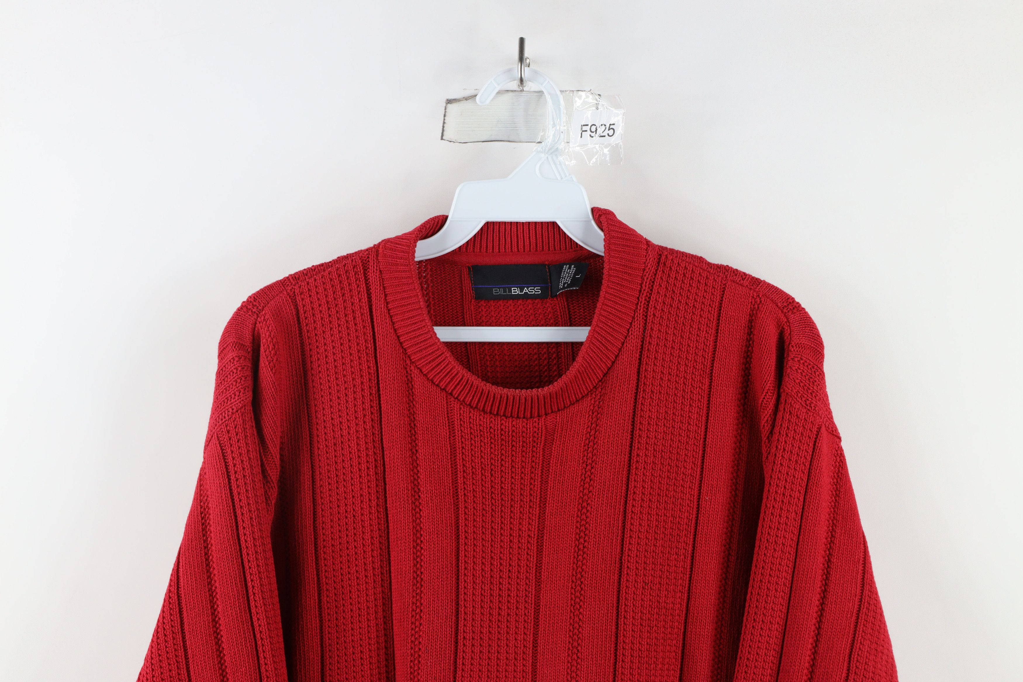 Vintage Vintage 90s Streetwear Framed Cotton Ribbed Knit Sweater Size US L / EU 52-54 / 3 - 2 Thumbnail