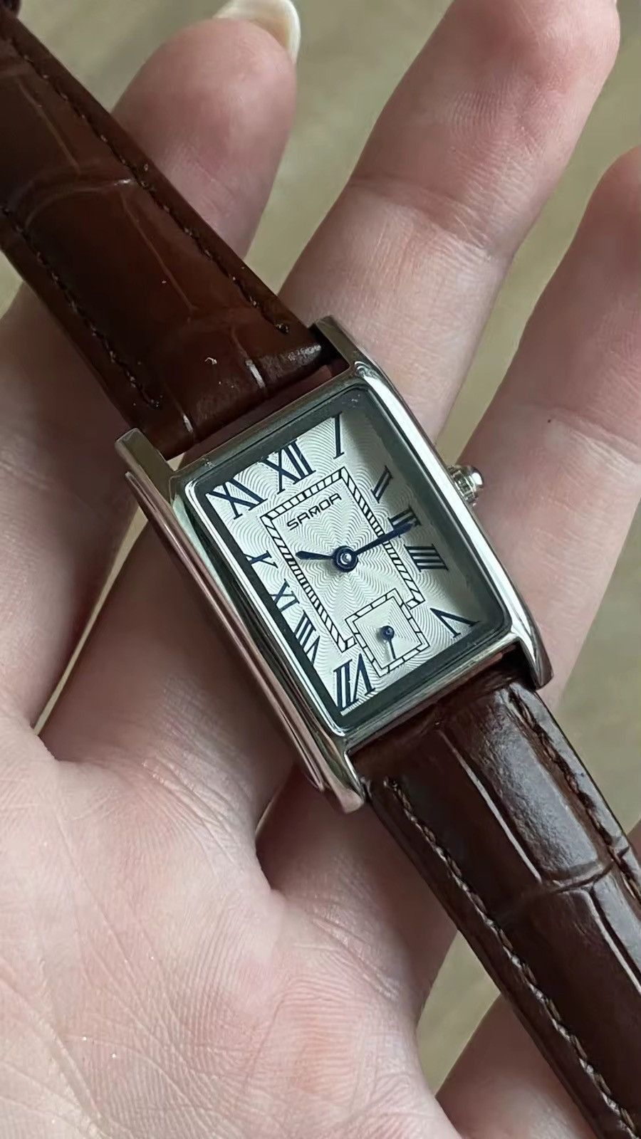 Jewelry 2000s vintage style cute square luxury watch Size ONE SIZE - 6 Thumbnail