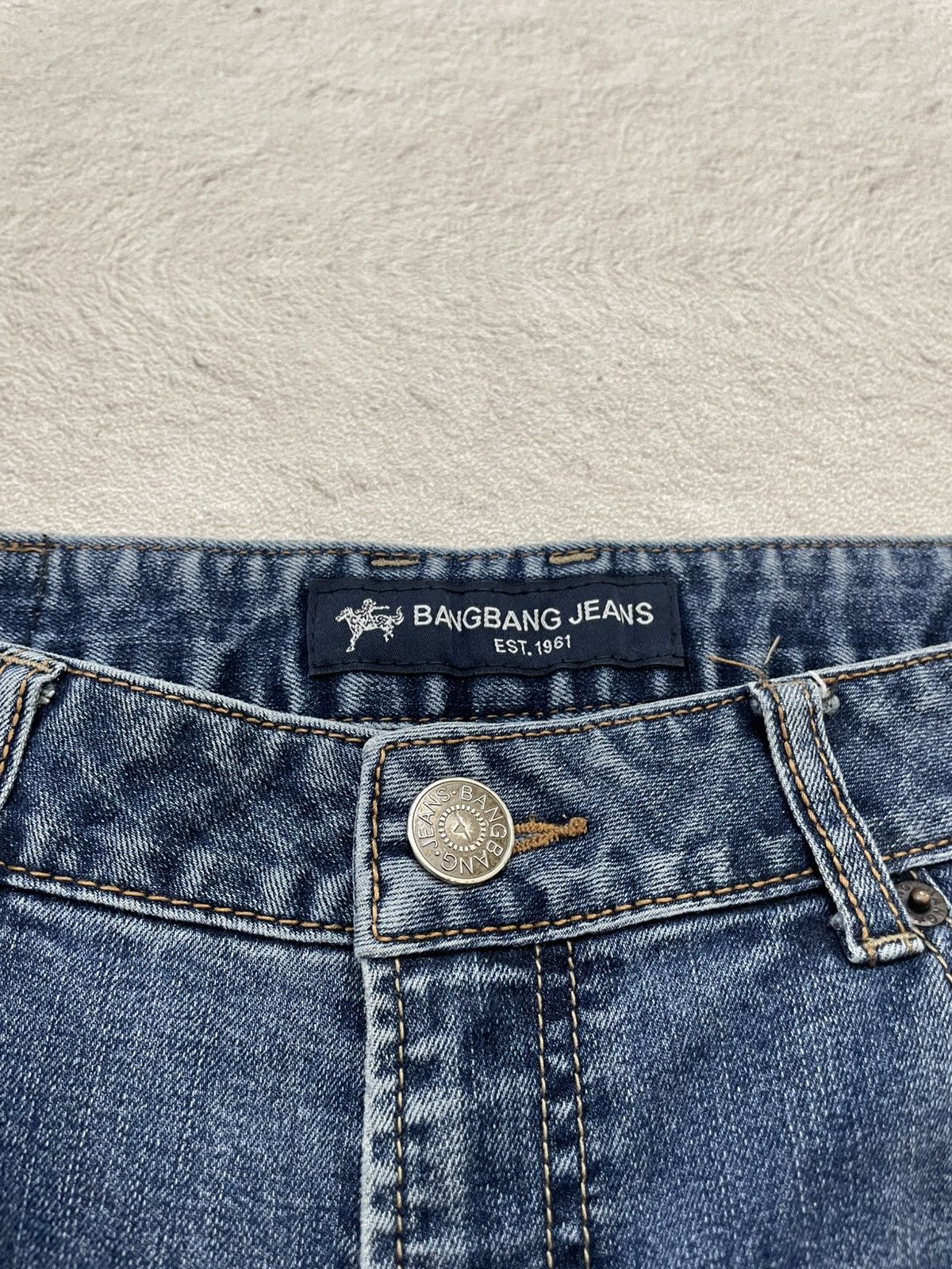 Japanese Brand 2000s Bang bang Denim Stonewash Size US 29 - 7 Thumbnail