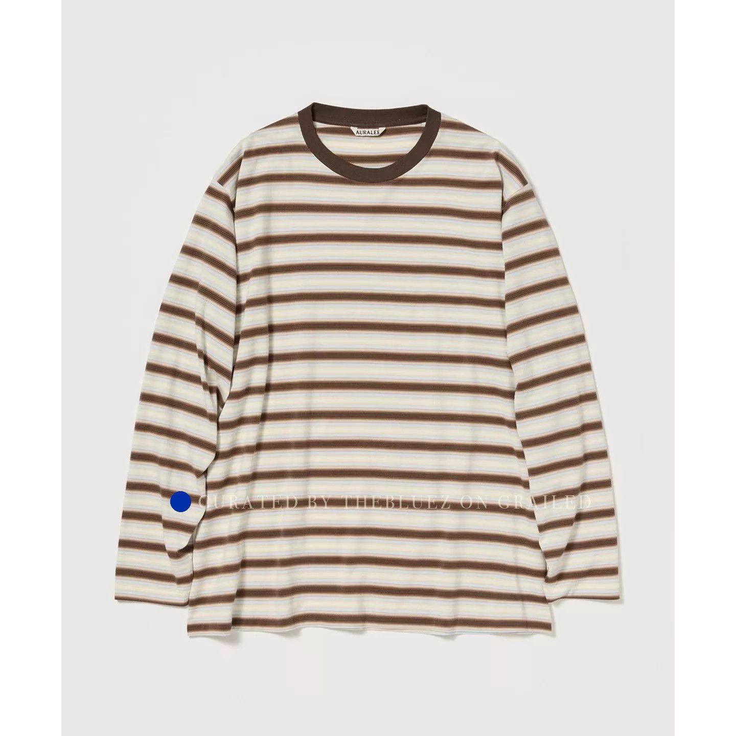 Auralee Gradient Stripe Long Sleeve Tee in Multi Size US L / EU 52-54 / 3 - 1 Thumbnail