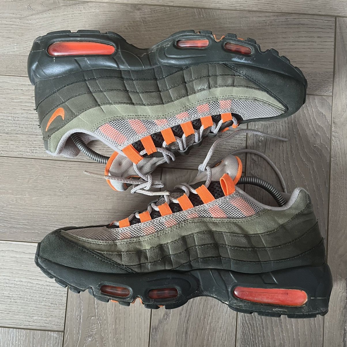 Nike Nike Air Max 95 Neutral Olive / Total Orange Sneakers Size US 10 / EU 43 - 1 Thumbnail