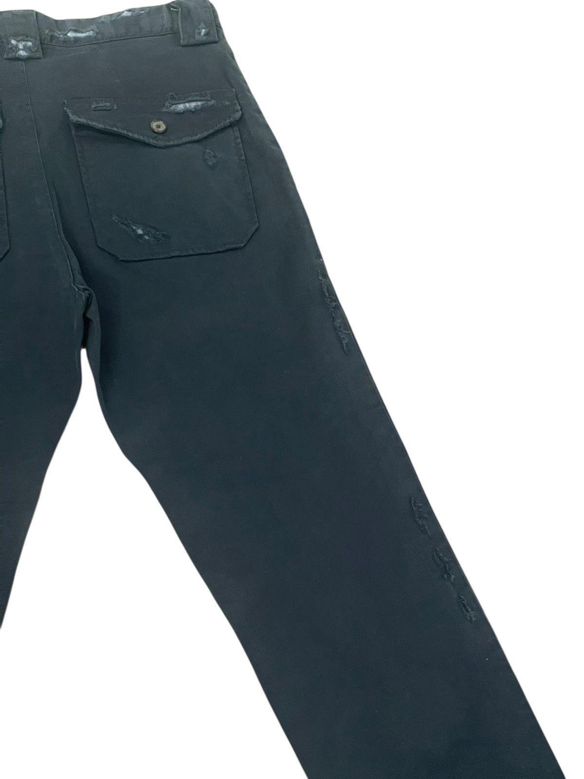 Maison MIHARA YASUHIRO New Fatique Pant Miharayasuhiro Distressed Stretch 1🟦2 j Size US 31 - 14 Thumbnail