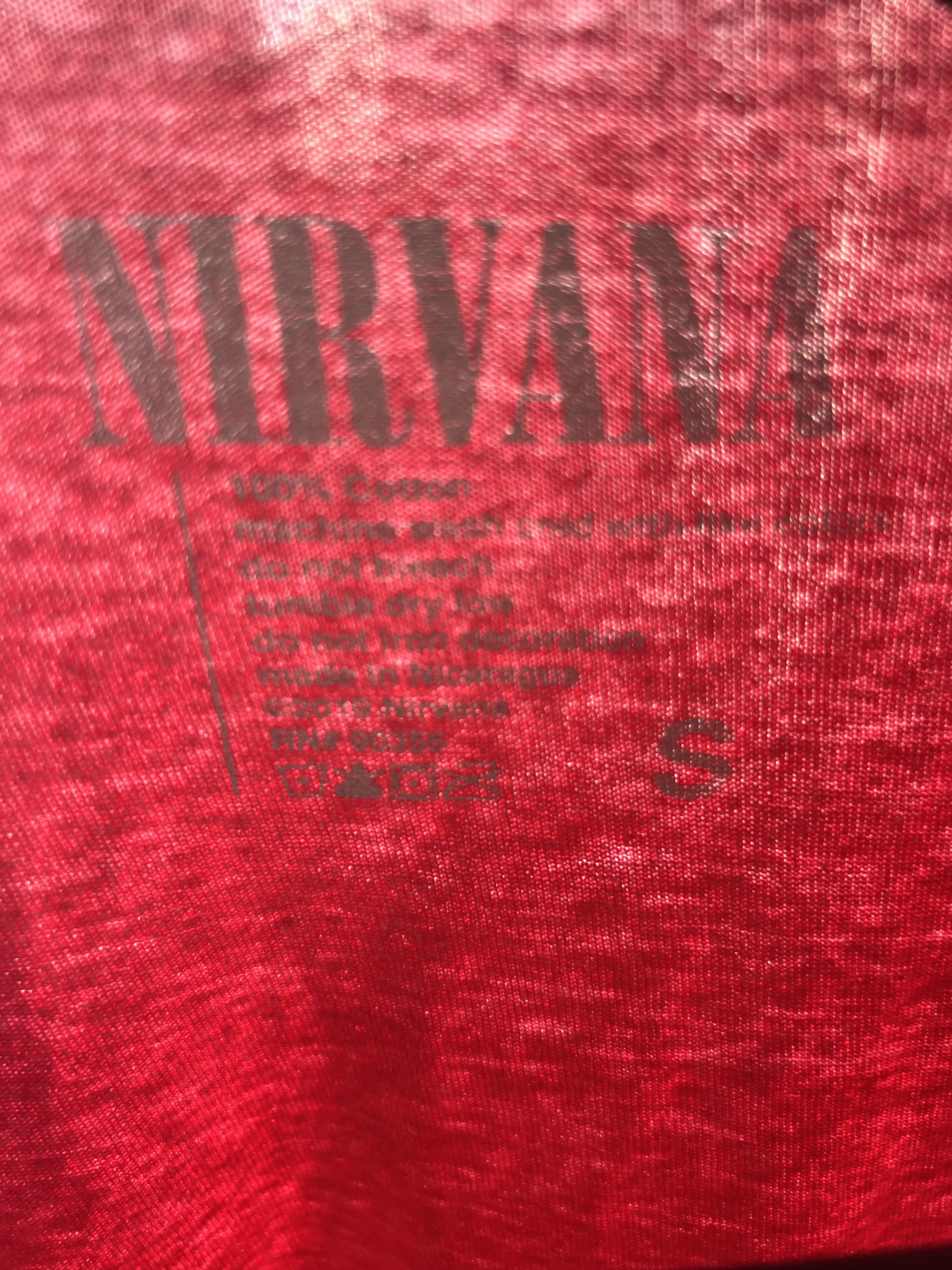 Nirvana Nirvana In Utero Long Sleeve Graphic T-Shirt Red Pink Size S / US 4 / IT 40 - 3 Thumbnail