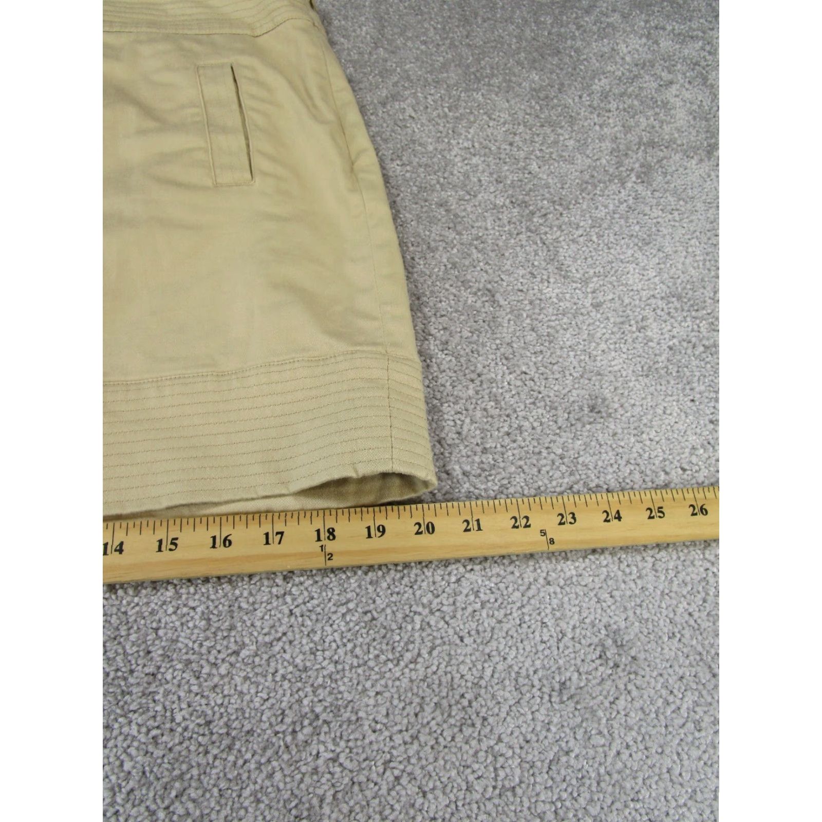 Vineyard Vines VINTAGE Vineyard Vines Skirt Women’s Size 8 Beige Cotton Spandex Mini Casual Party Girl's Size 30" / US 8 / IT 44 - 4 Thumbnail