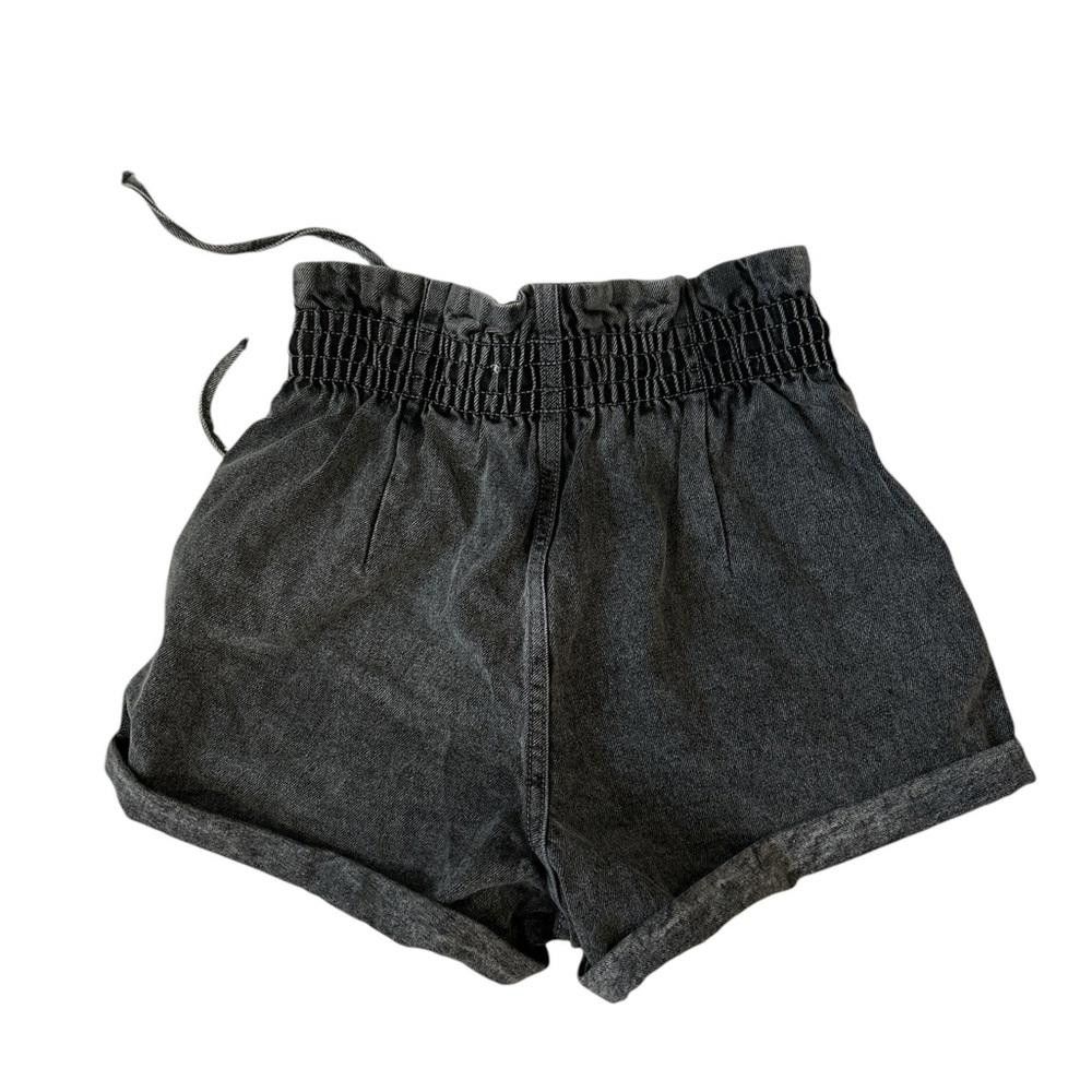 Designer Paperbag Denim Shorts - XS Size 26" / US 2 / IT 38 - 2 Thumbnail