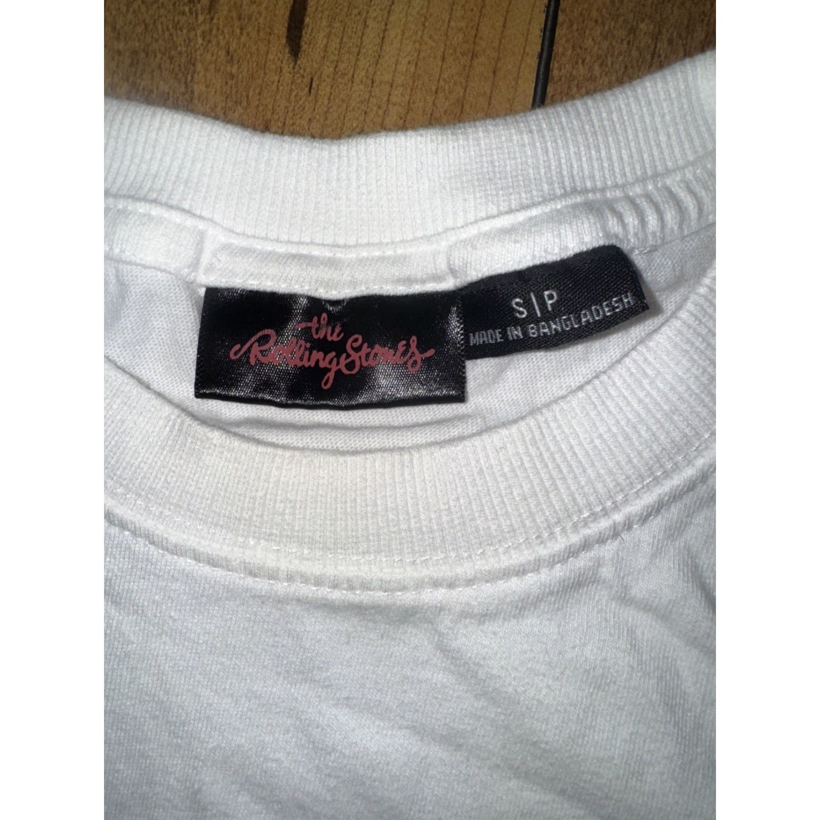 Rainbow VINTAGE Rolling Stones Rainbow Tongue Graphic Band T-Shirt White Small 19x25 Size US S / EU 44-46 / 1 - 5 Thumbnail