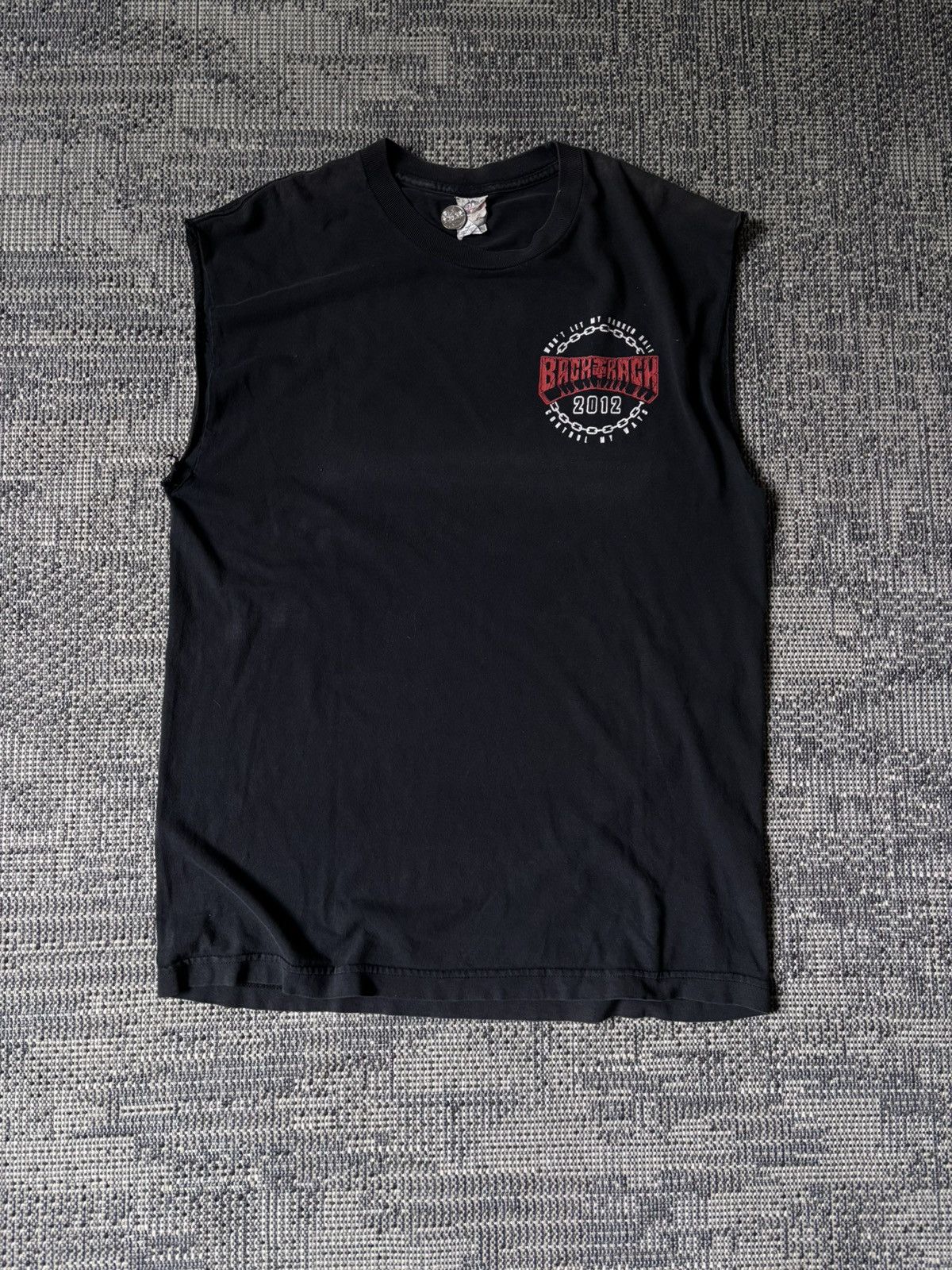 Band Tees Backtrack NYHC Darker Half Cut-Off Sleeveless Tee / Hardcore Size US XL / EU 56 / 4 - 5 Thumbnail
