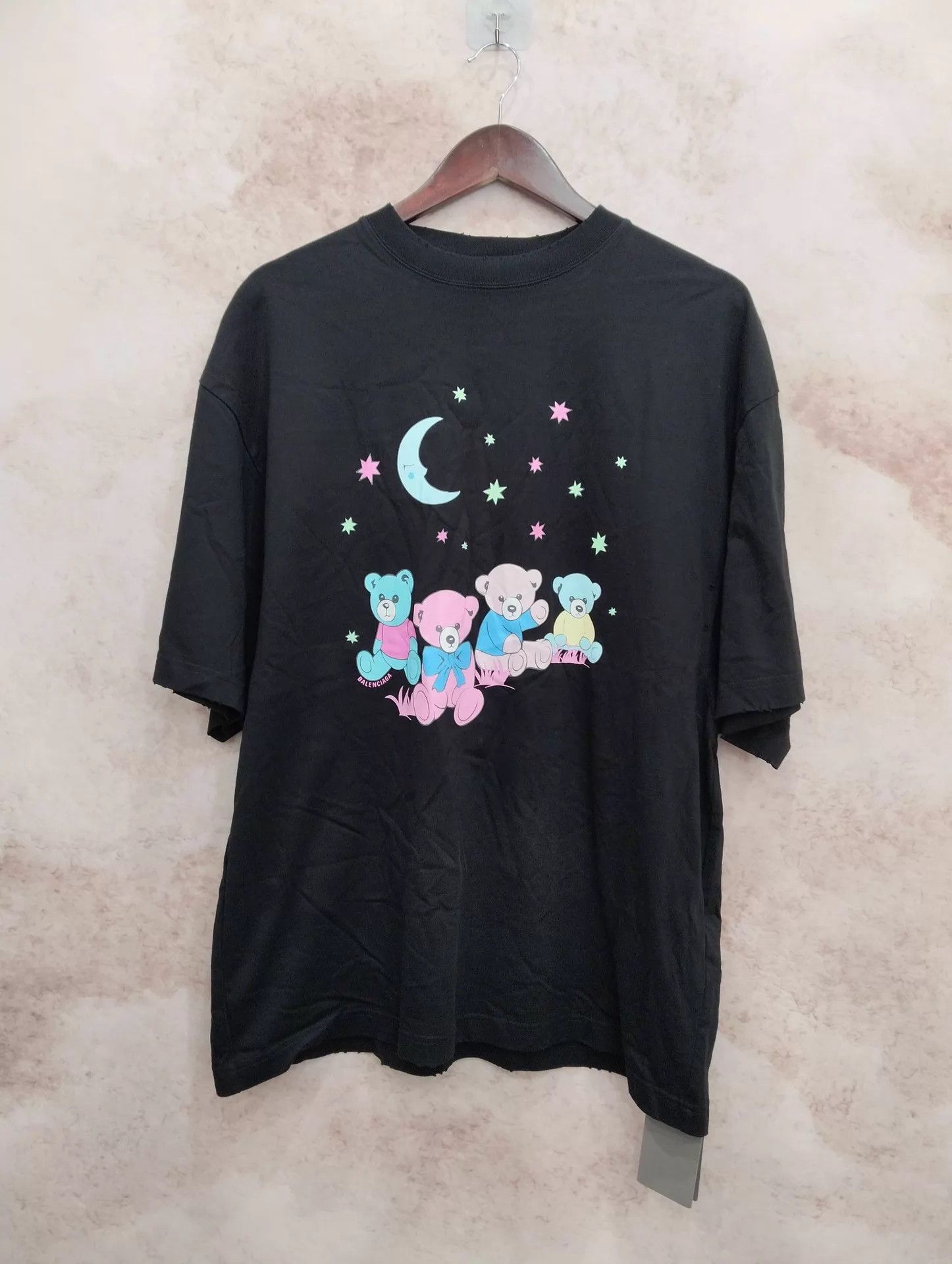 Balenciaga Balenciaga LoveBear Logo Print Short Sleeve T-Shirt S Size S / US 4 / IT 40 - 1 Thumbnail