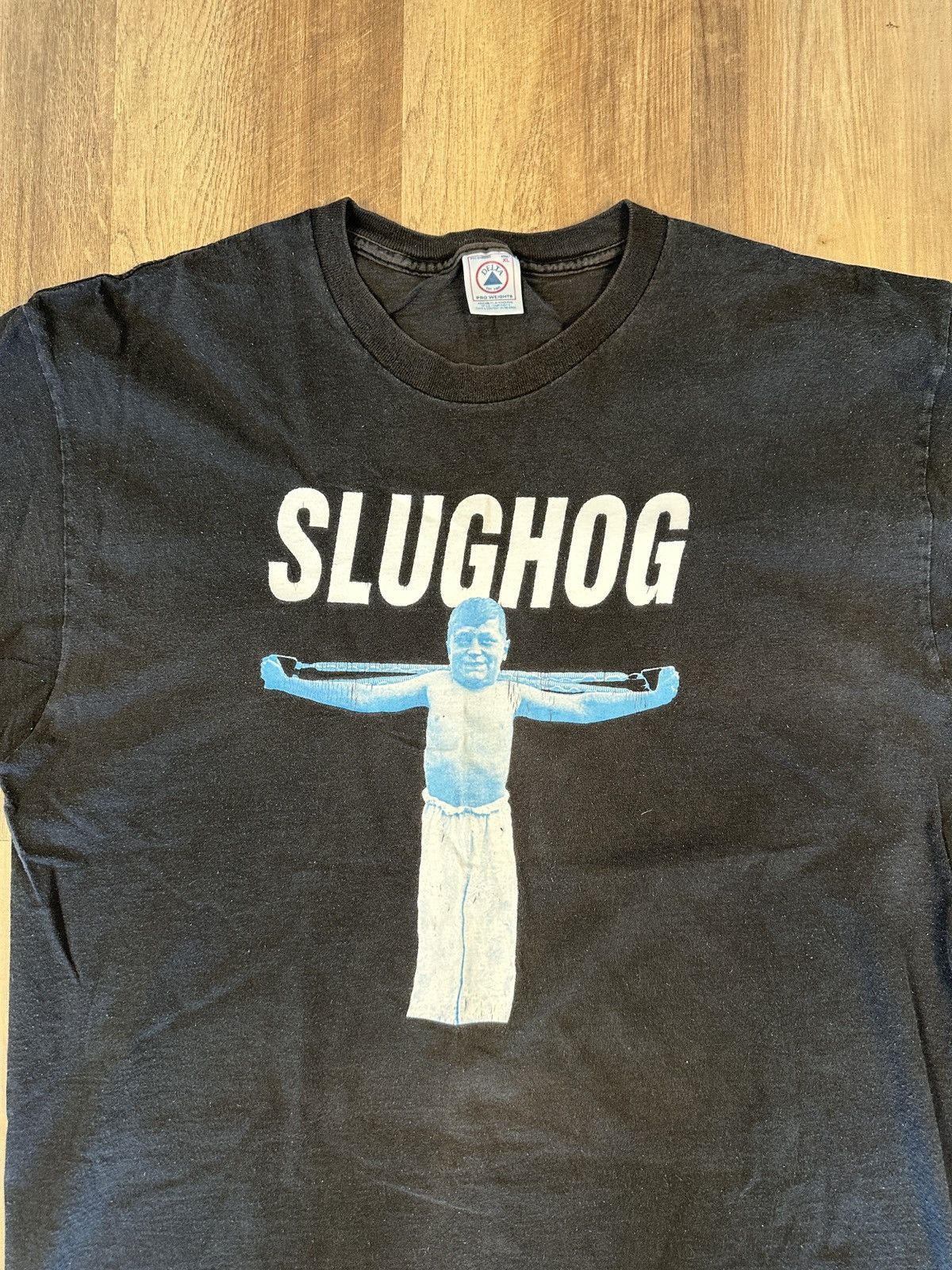 Vintage Vintage Y2K Slughog Band T-Shirt Faded Size XL Size US XL / EU 56 / 4 - 2 Thumbnail