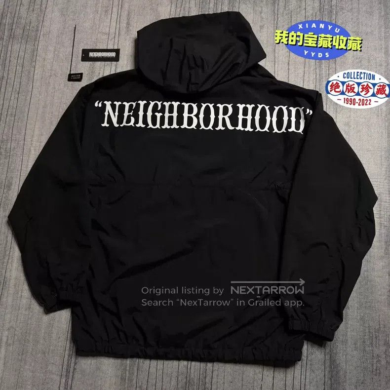 Neighborhood Neighborhood 20AW ANORAK Nylon Hooded Semi-Zip Windbreaker Size US L / EU 52-54 / 3 - 1 Thumbnail