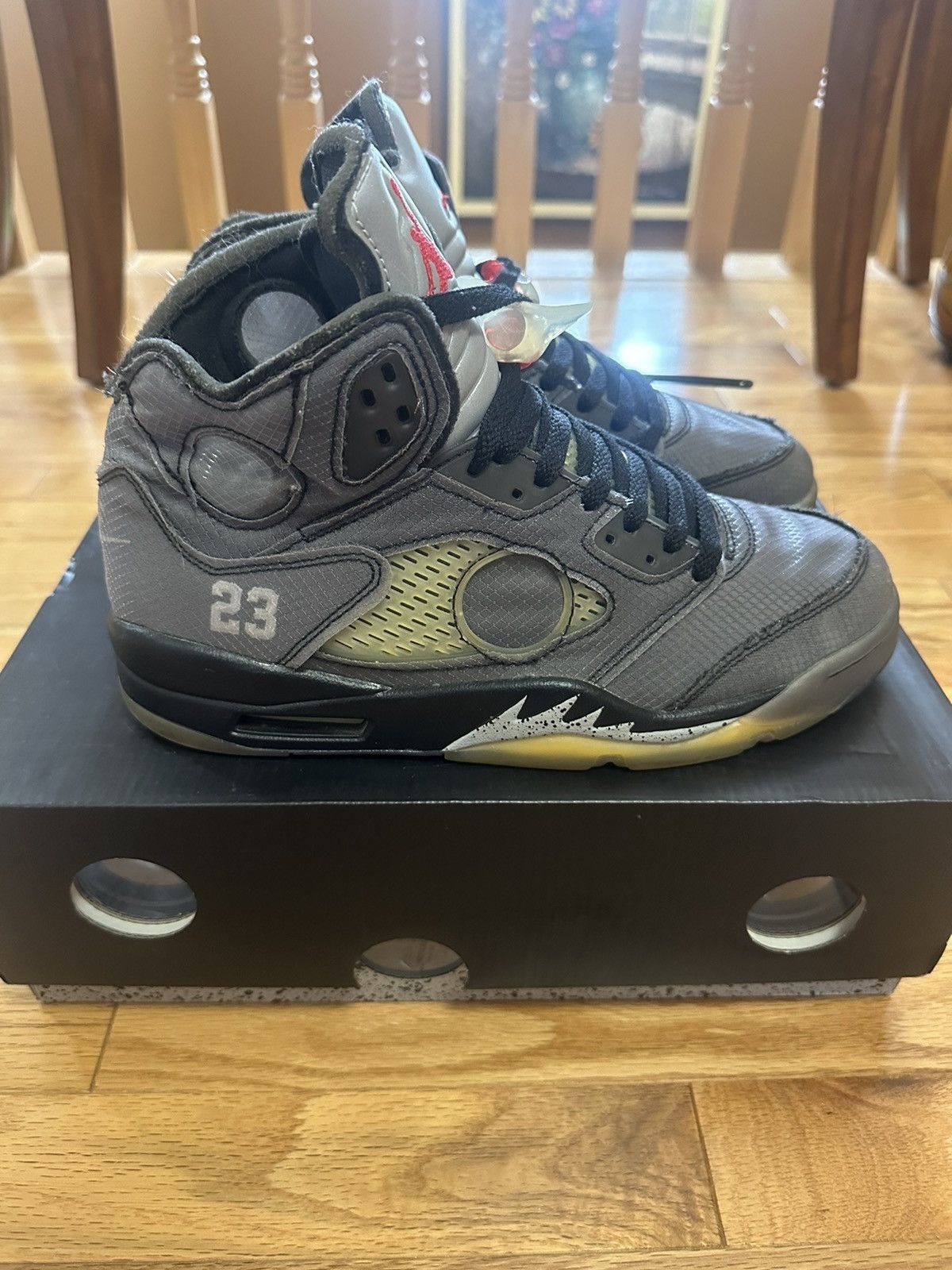 Jordan Brand Jordan 5 Off White Muslin Size US 9 / EU 42 - 7 Thumbnail