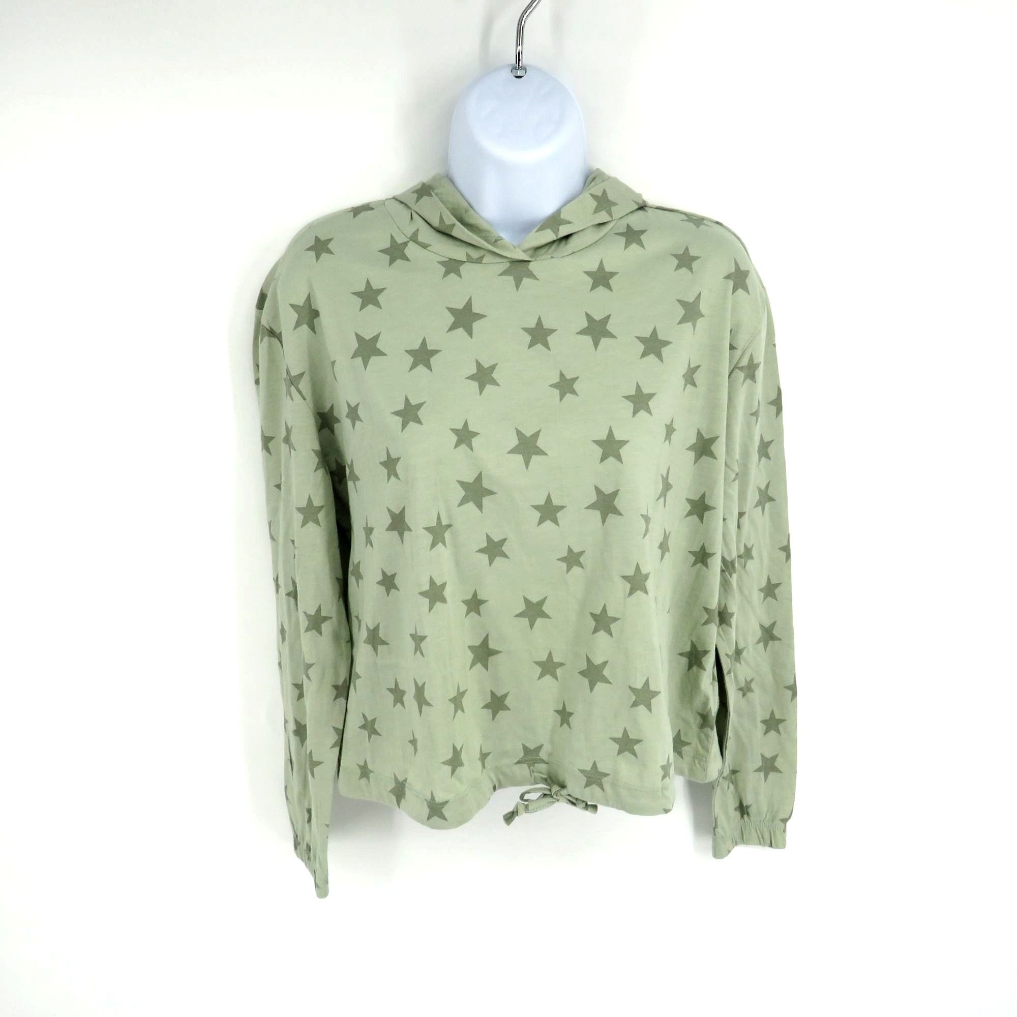 Other Alternative Apparel Women's XS Green Star Print Hoodie NWT Size XS / US 0-2 / IT 36-38 - 1 Thumbnail