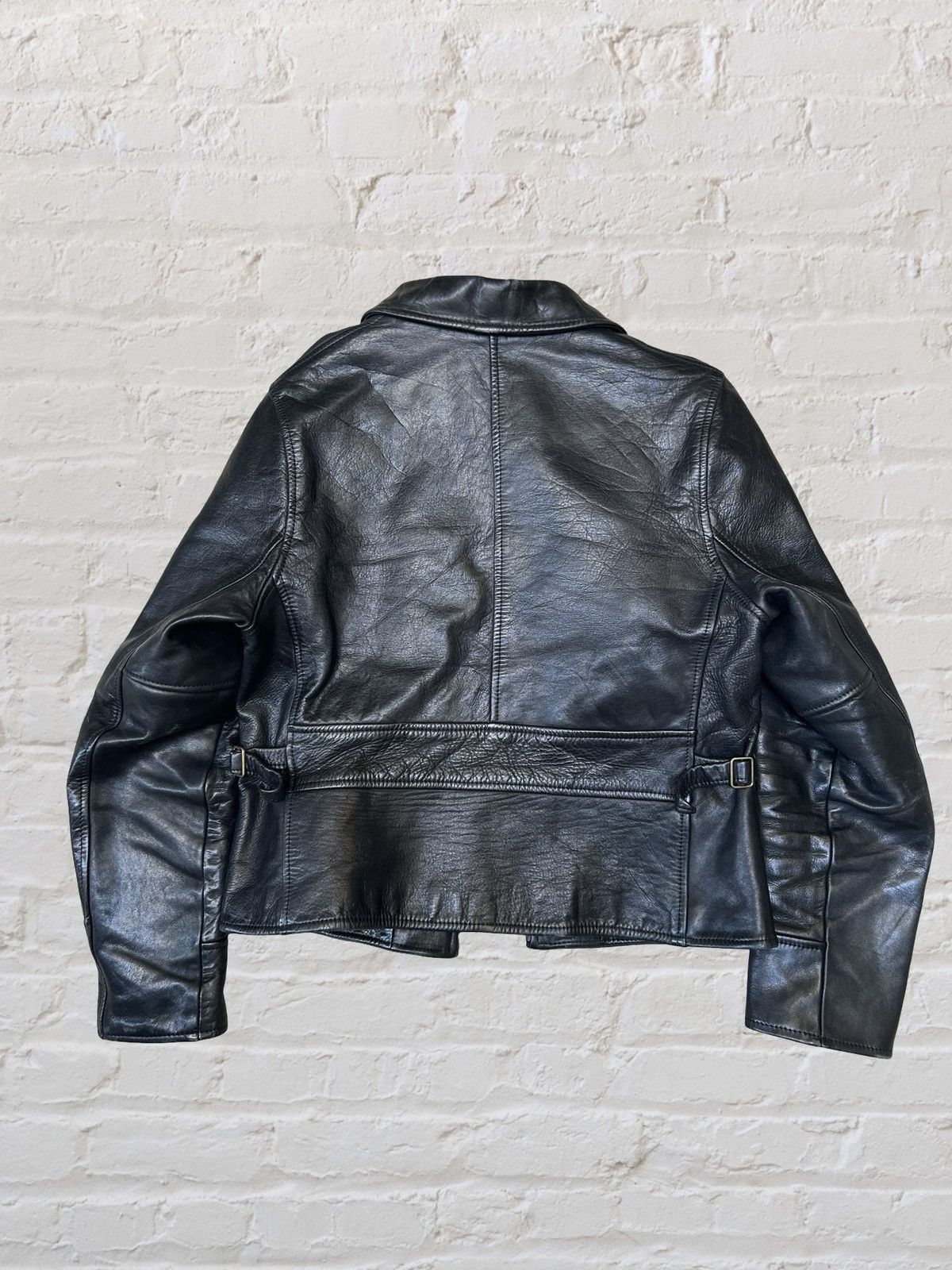 Other Vintage Made in Japan Cowhide Leather Single Riders Jacket Size US M / EU 48-50 / 2 - 9 Thumbnail