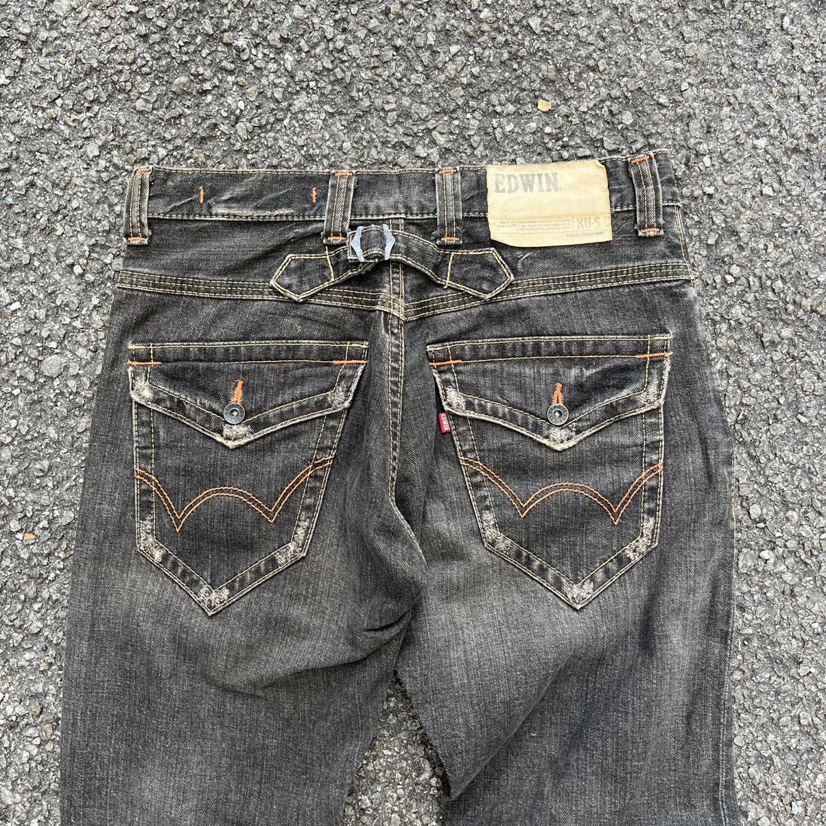 Hysteric Glamour Flared Edwin XV-S Buckleback Vintage Faded Denim Rusty Jeans Size US 30 / EU 46 - 9 Thumbnail