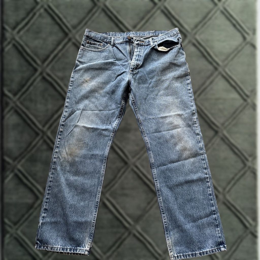Wrangler VINTAGE Wrangler Jeans 38x30 Denim Cotton 5-Pocket Straight Blue Mens Regular Size US 38 / EU 54 - 1 Thumbnail