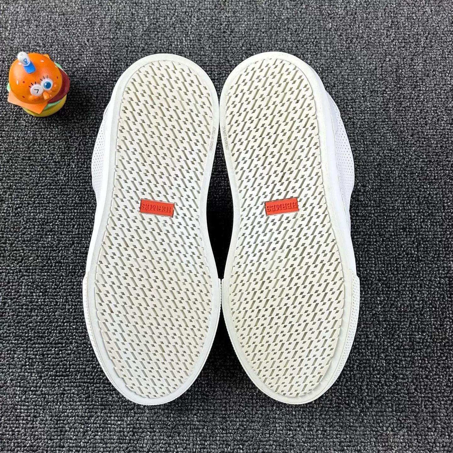 Hermes Hermes Kelly buckle white sneakers size 37.5 Size US 7 / IT 37 - 6 Thumbnail