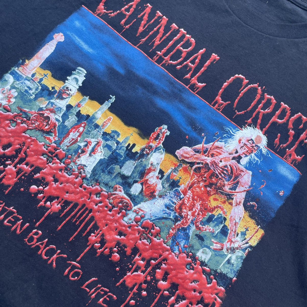 Band Tees × Vintage Cannibal Corpse Vintage Printed Tshirt Size US XL / EU 56 / 4 - 3 Thumbnail