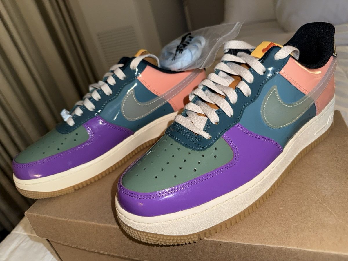 Nike × Undefeated Nike Undefeated Air Force 1 SP Celestine Blue, NEW! 9 men’s Size US 9 / EU 42 - 4 Thumbnail