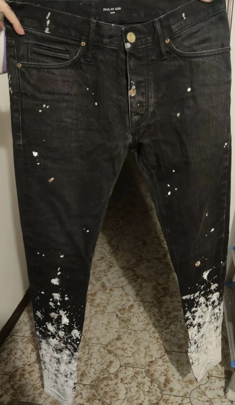 Fear of God Fear of God Ink splash jeans Size US 30 / EU 46 - 1 Thumbnail