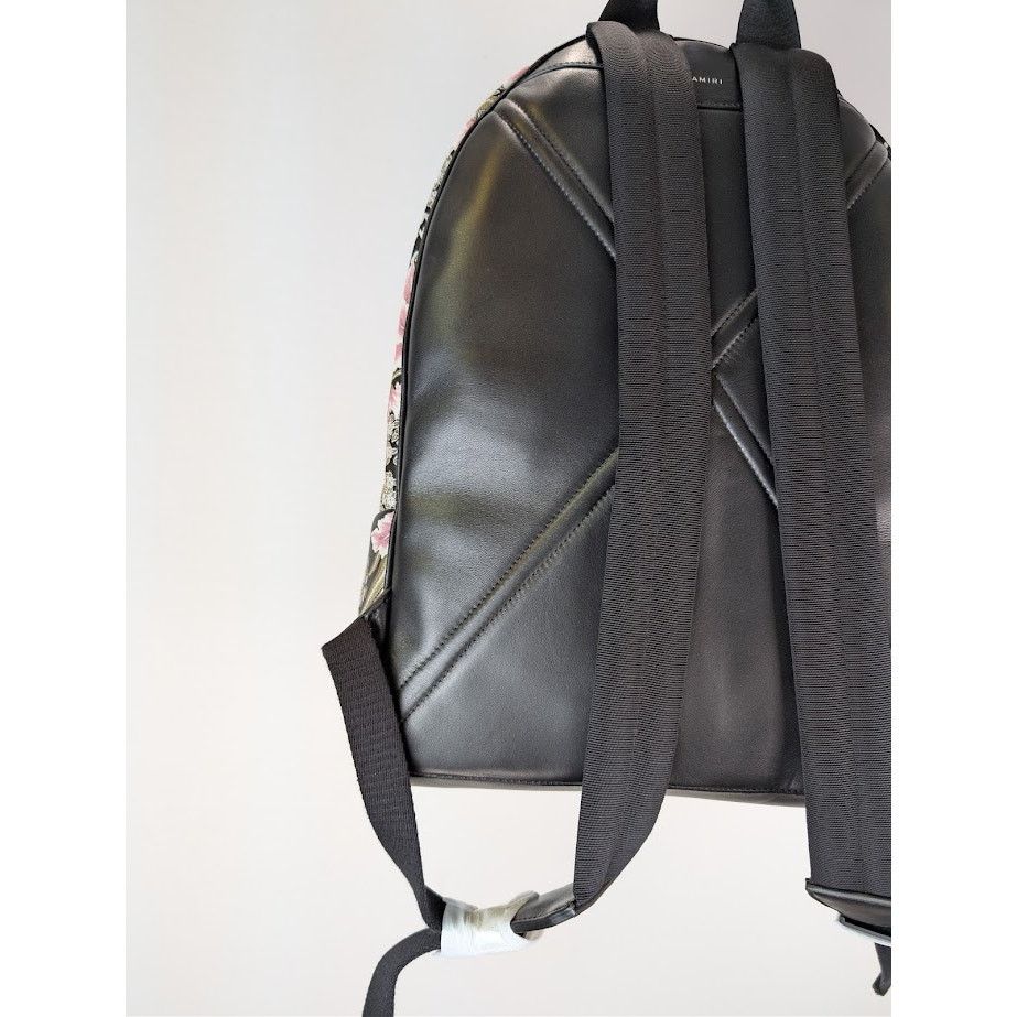 Amiri o1rshd1 Size: OS / Hibiscus Jacquard Backpack in Black Size ONE SIZE - 11 Thumbnail