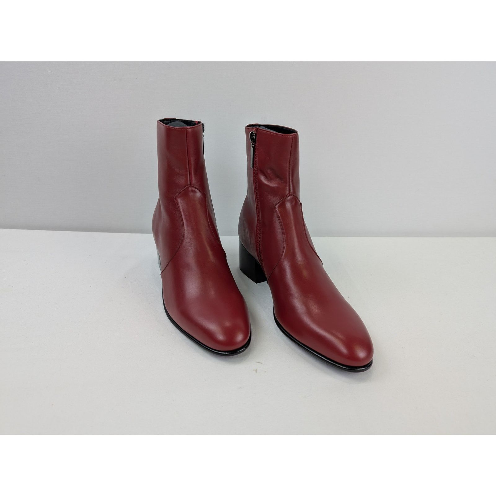 Saint Laurent Paris o1rshd1 James 60 Bootie Boots in Opyum Red Size US 9 / EU 42 - 8 Thumbnail