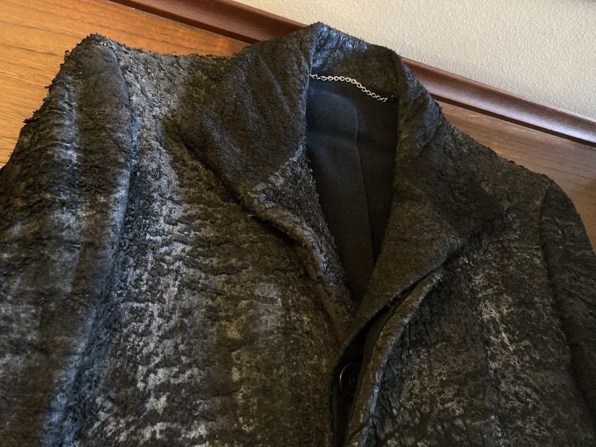Carol Christian Poell GRAIL LM1550 WILD Cracked Leather Coat Size US L / EU 52-54 / 3 - 5 Thumbnail