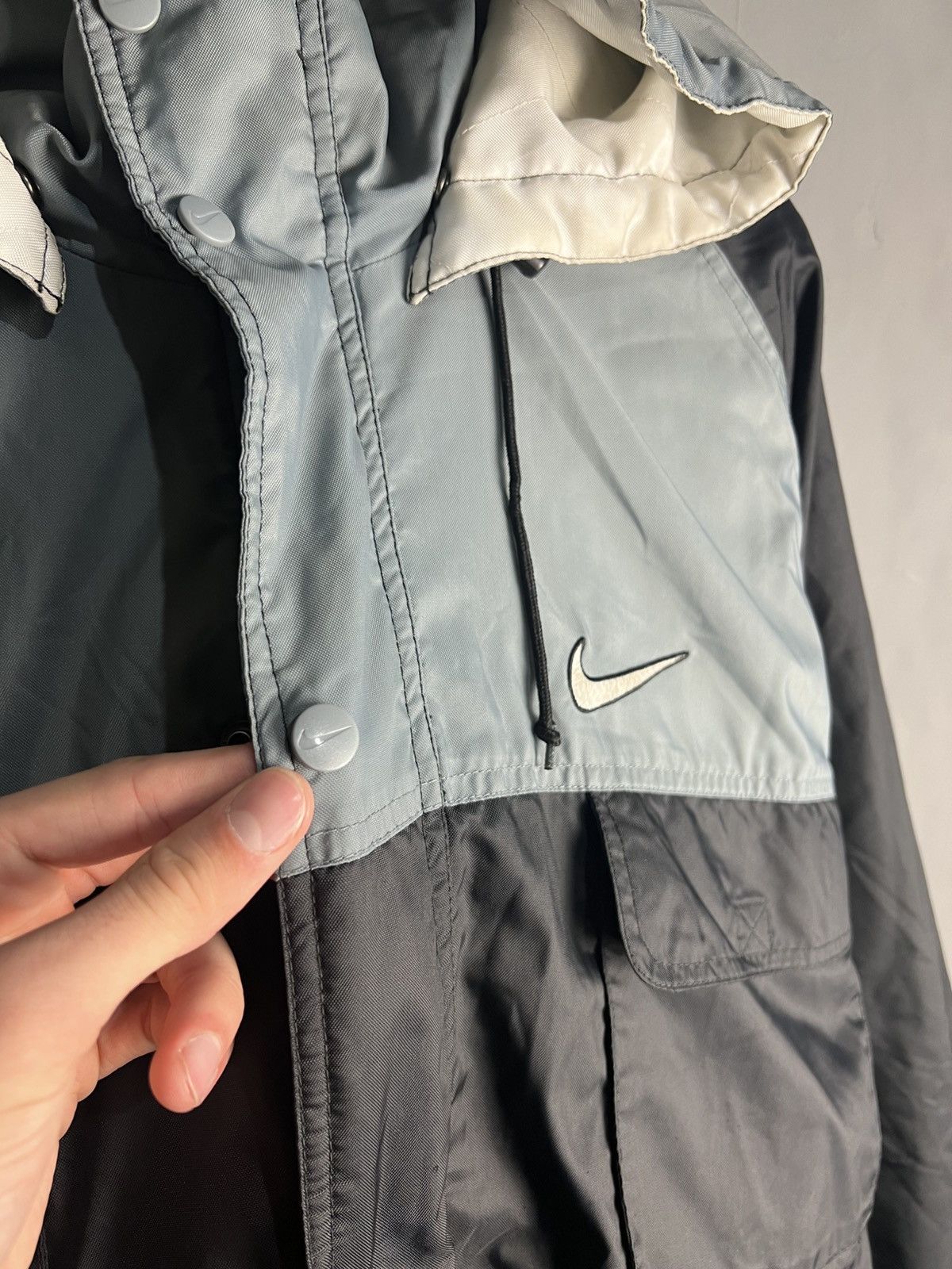 Nike Nike Vintage big swoosh logo Jacket Size US XL / EU 56 / 4 - 5 Thumbnail
