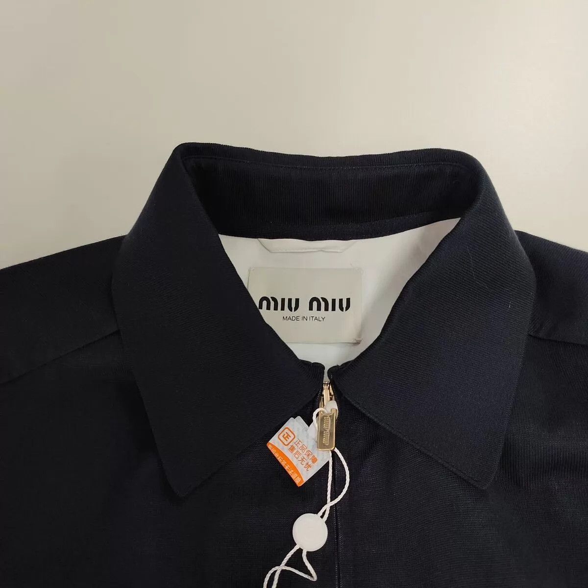 Miu Miu MIU MIU black white trim jacket women's 36 Size XS / US 0-2 / IT 36-38 - 4 Thumbnail