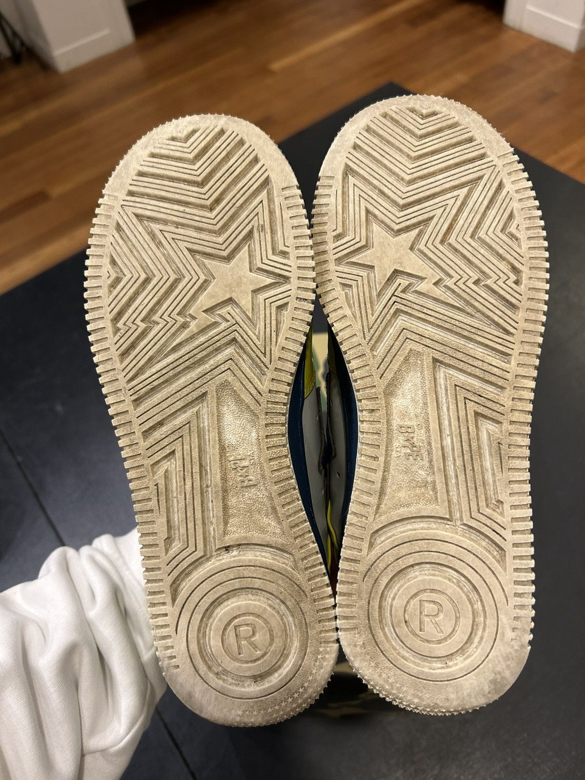 Bape Bapesta Low Patent Yellow Size US 7 / EU 40 - 5 Thumbnail