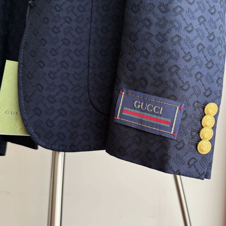 Gucci Gucci Contrasting color full-print casual jacket Size US M / EU 48-50 / 2 - 3 Thumbnail
