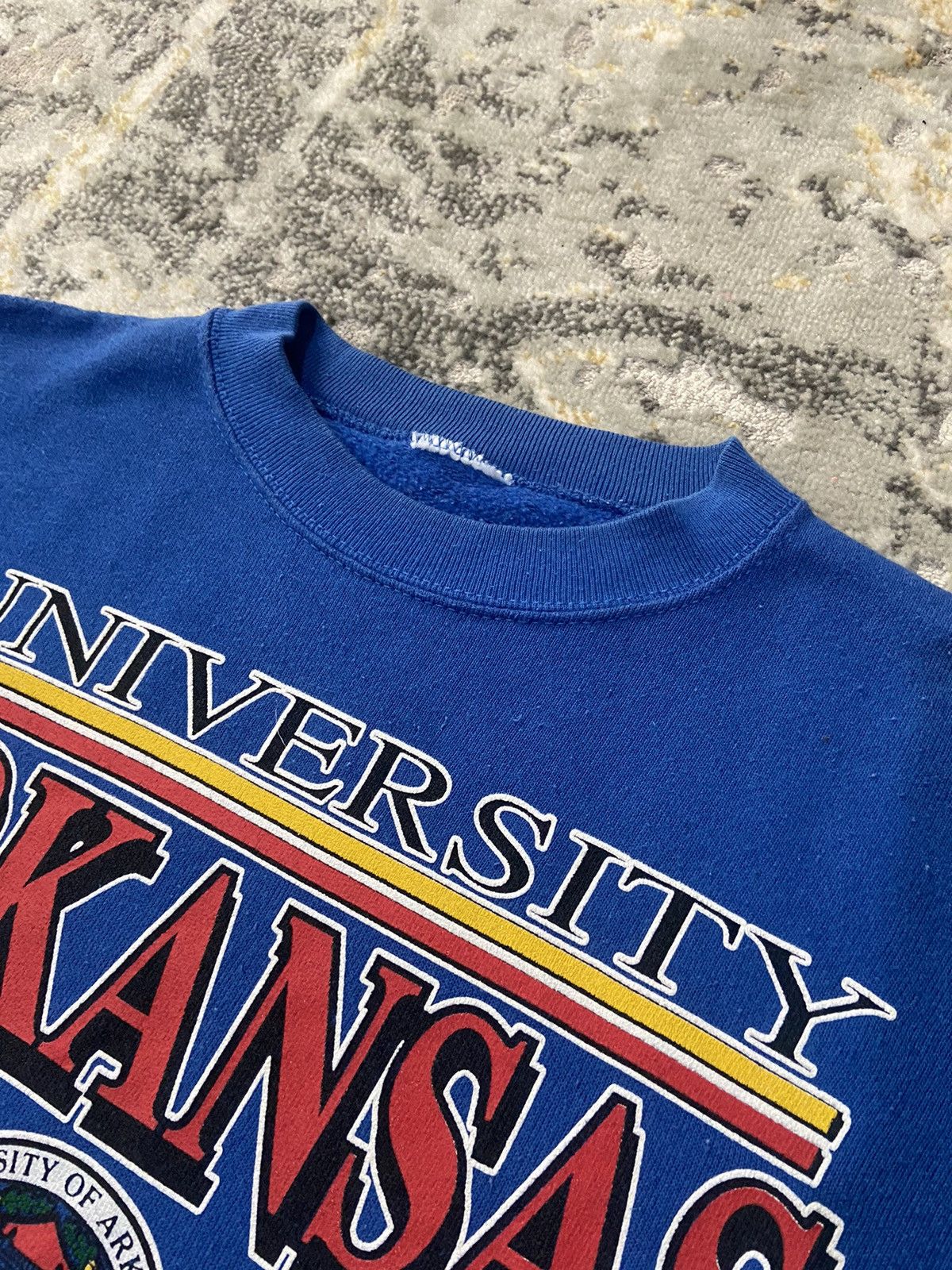 Other × Vintage 90s UNIVERSITY ARKANSAS RAZORBACK SAEATSHIRT Size US L / EU 52-54 / 3 - 5 Thumbnail