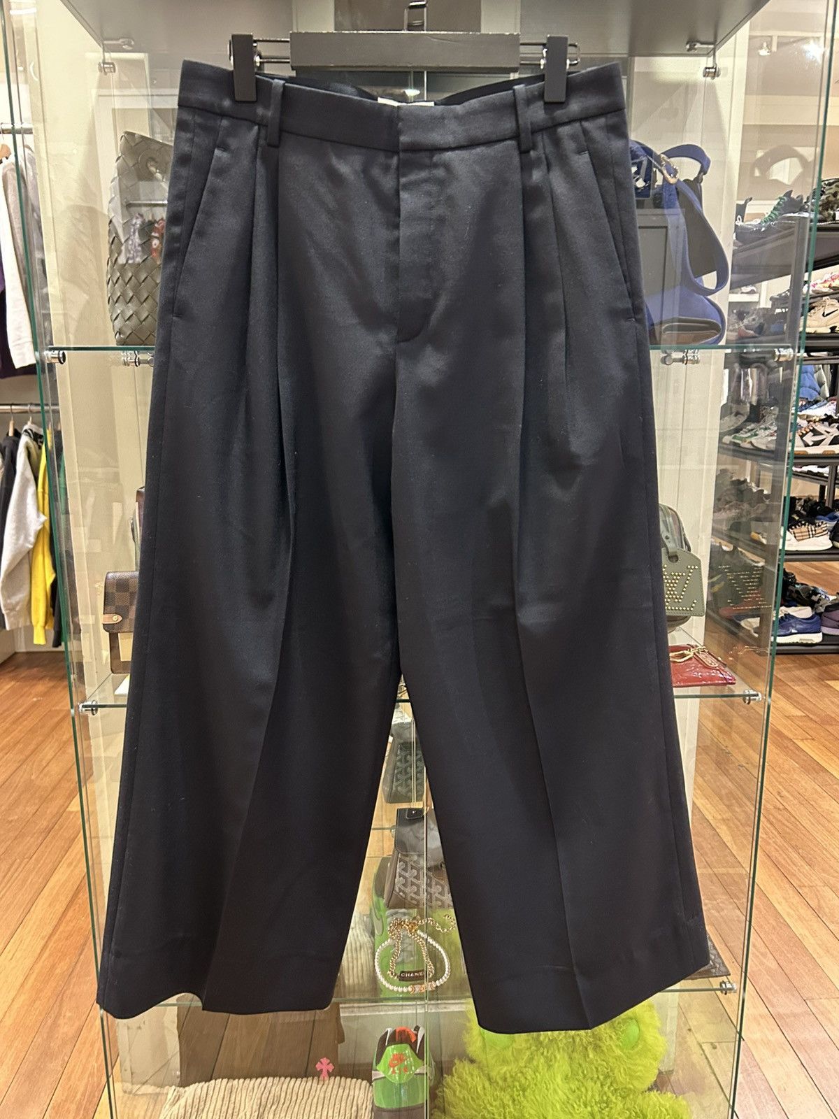 Saint Laurent Paris Saint Laurent Wide Leg Pants Size US 32 / EU 48 - 1 Thumbnail