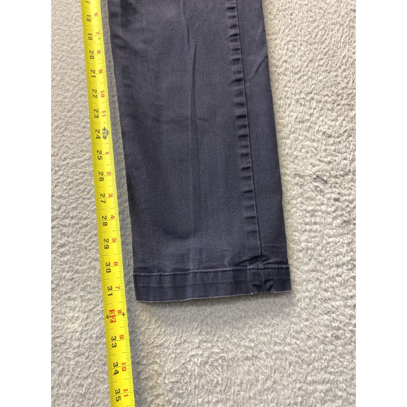 Banana Republic Banana Republic Chino Pants Mens 35x32 Dark Charcoal Skinny Fit Travel Slimming Regular Size Type Pants Mens Size US 35 - 5 Thumbnail