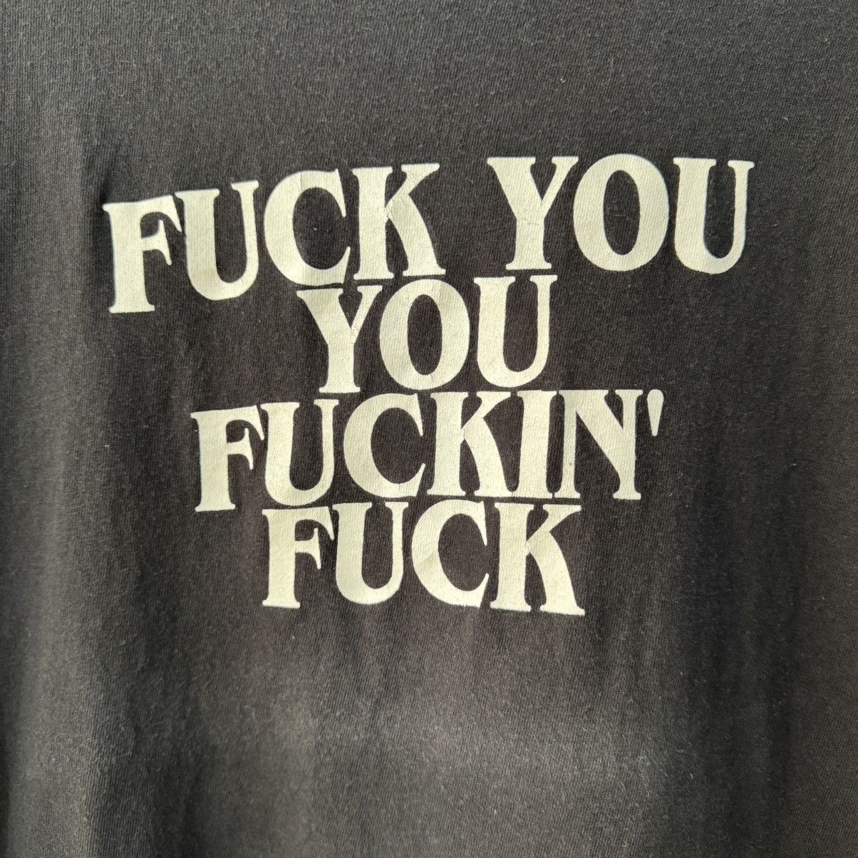 Vintage Fuck You Tee Size US XL / EU 56 / 4 - 3 Thumbnail