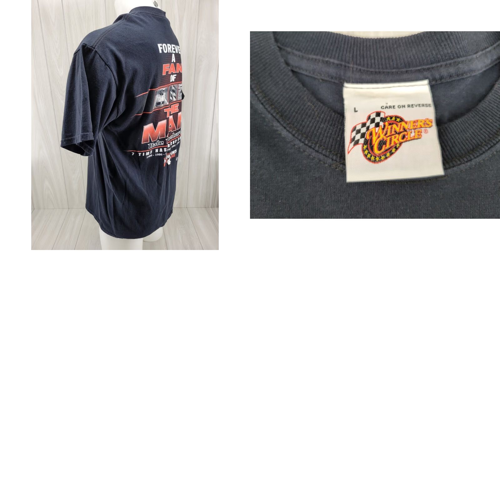 Vintage VINTAGE Winners Circle Dale Earnhardt Motorsports Hall of Fame Shirt Mens Large Size US L / EU 52-54 / 3 - 8 Thumbnail